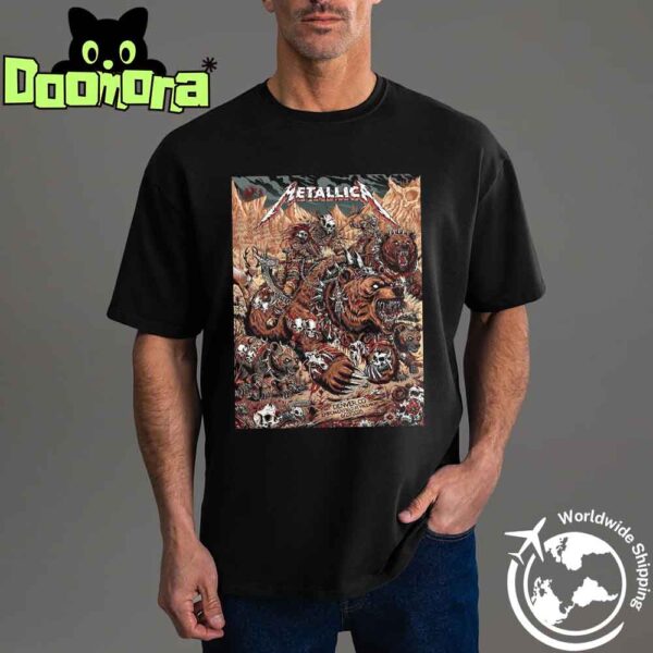 Metallica M72 Denver 2025 Night 1 In Denver Colorado At Empower Field On June 27 2025 Artwork Classic T-Shirt