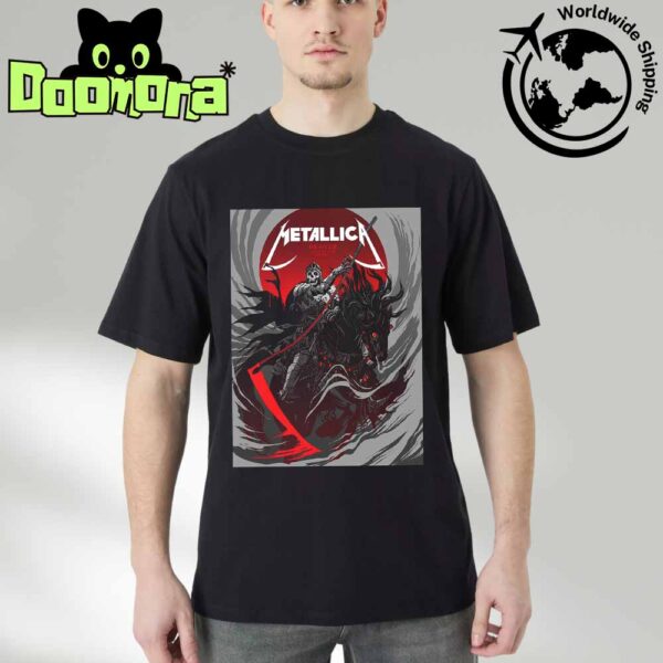 Metallica M72 Denver 2025 Tee In Denver Colorado At Empower Field On June 27 And 29 2025 The Death Knight Artwork Classic T-Shirt