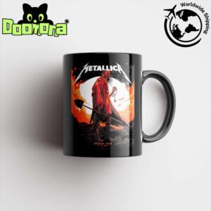 Metallica M72 Houston Poster At The NRG Stadium In Houston TX On June 14 2025 Artwork Fan Gifts Ceramic Mug