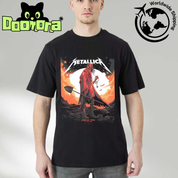Metallica M72 Houston Poster At The NRG Stadium In Houston TX On June 14 2025 Artwork Fan Gifts Classic T-Shirt
