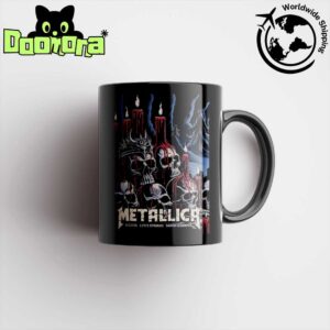 Metallica M72 Santa Clara 2025 Night 1 Poster At Levi’s Stadium In California On June 20 2025 Fan Gifts Ceramic Mug