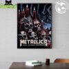 Metallica M72 Santa Clara 2025 Night 2 Poster At Levi’s Stadium In California On June 22 2025 Fan Gifts Home Decor Poster Canvas