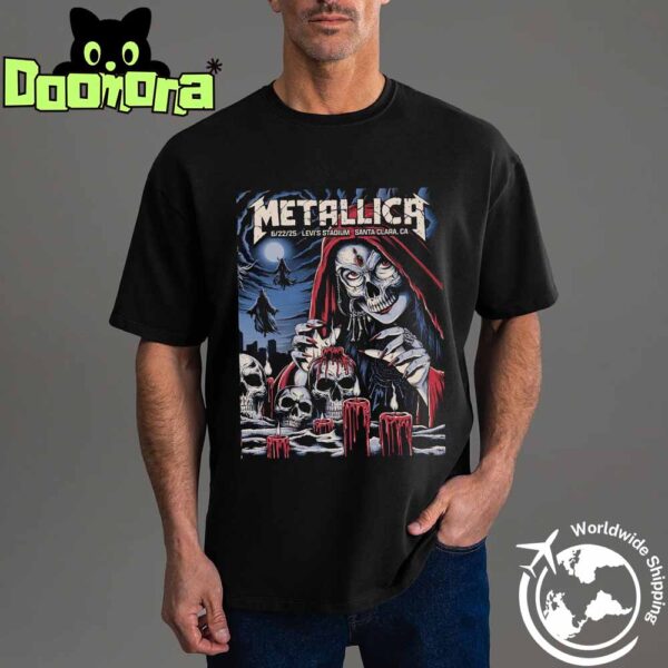 Metallica M72 Santa Clara 2025 Night 2 Poster At Levi’s Stadium In California On June 22 2025 Fan Gifts Classic T-Shirt