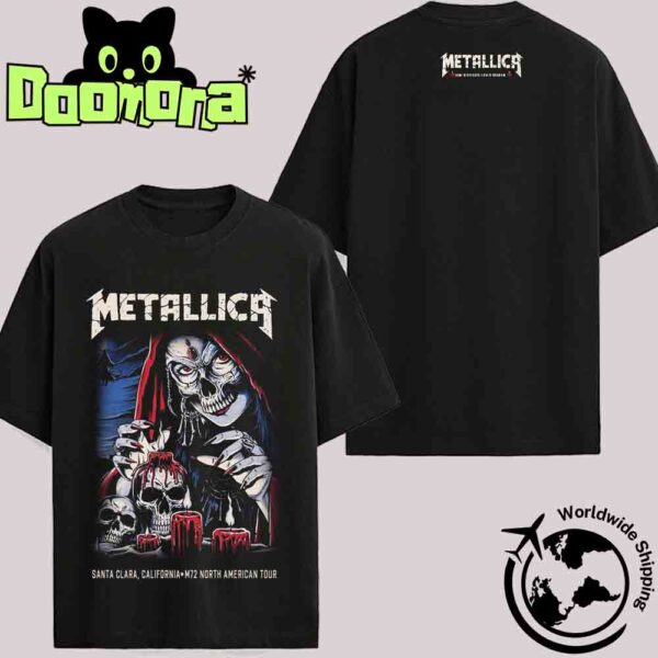 Metallica M72 Santa Clara 2025 Night 2 Poster At Levi’s Stadium In California On June 22 2025 Fan Gifts Two Sides Classic T-Shirt