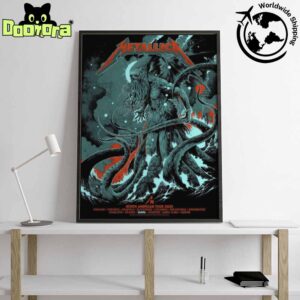 Metallica M72 Tampa 2025 Poster In Tampa Florida At Raymond James Stadium On June 6 And 8 2025 Artwork Fan Gifts Home Decor Poster Canvas