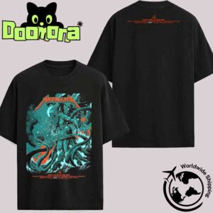 Metallica M72 Tampa 2025 Poster In Tampa Florida At Raymond James Stadium On June 6 And 8 2025 Artwork Fan Gifts Two Sides Classic T-Shirt