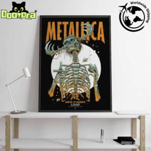 Metallica Until It Sleeps Load Album Anniversary Artwork Fan Gifts Home Decor Poster Canvas