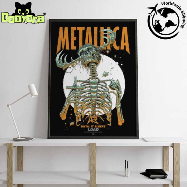 Metallica Until It Sleeps Load Album Anniversary Artwork Fan Gifts Home Decor Poster Canvas