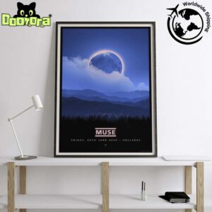 Muse Band In Hellfest 2025 Art Cover Fan Gifts Home Decor Poster Canvas