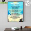 T-Pain TP20 Tour At Red Rocks On October 29th 2025 Artwork Fan Gifts Home Decor Poster Canvas