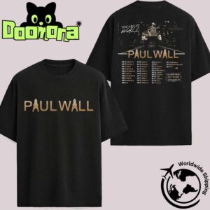 Paul Wall The Great Wall Tour Dates 2025 Fan Gifts Two Sides Classic T-Shirt
