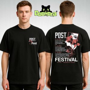 Post. Festival 2025 Lineup Shirt For July 24–26 At Hi-Fi Indy In Indianapolis Indiana Two Sides Unisex T-Shirt Two Sides Unisex T-Shirt