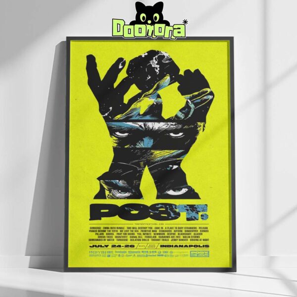 Post. Festival 2025 Poster For July 24–26 In Indianapolis IN Home Decor Poster Canvas