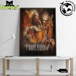 Powerwolf Joan Of Arc Artwork Fan Gifts Home Decor Poster Canvas