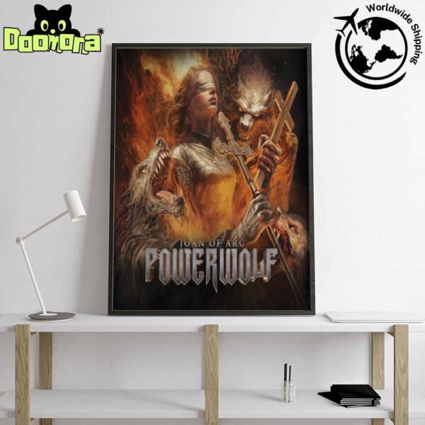 Powerwolf Joan Of Arc Artwork Fan Gifts Home Decor Poster Canvas