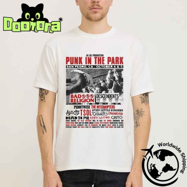 Punk In The Park Lineup in San Pedro CA On October 4 And 5 2025 Fan Gifts Classic T-Shirt