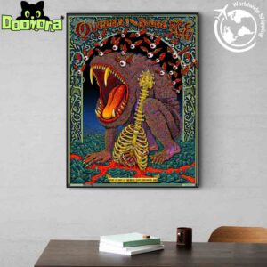 Queens Of The Stone Age The End Is Nero Tour At KEMBA Live In Columbus OH On June 17 2025 Home Decor Poster Canvas