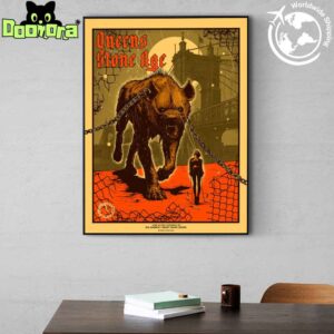 Queens Of The Stone Age The End Is Nero Tour At The Andrew J Brady Music Center In Cincinnati OH On June 18 2025 Home Decor Poster Canvas