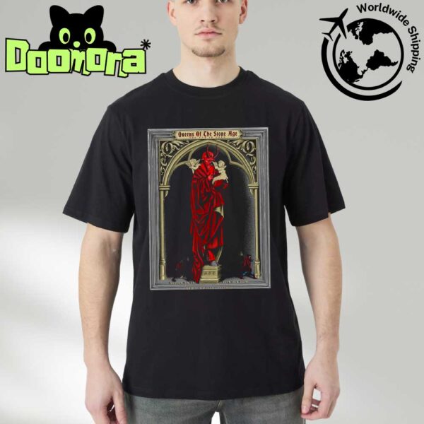 Queens of the Stone Age The End Is Nero Tour Boston Night 1 Poster At MGM Music Hall At Fenway On June 10 2025 Artwork Classic T-Shirt