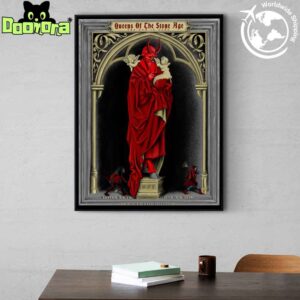 Queens of the Stone Age The End Is Nero Tour Boston Night 1 Poster At MGM Music Hall At Fenway On June 10 2025 Artwork Poster Canvas