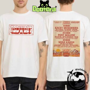 REDWEST Country Music Festival 2025 Lineup At The Utah State Fairpark On October 10-12 2025 Fan Gifts Two Sides Classic T-Shirt