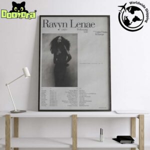 Ravyn Lenae Tour Dates 2025 In The United States And Europe Fan Gifts Home Decor Poster Canvas