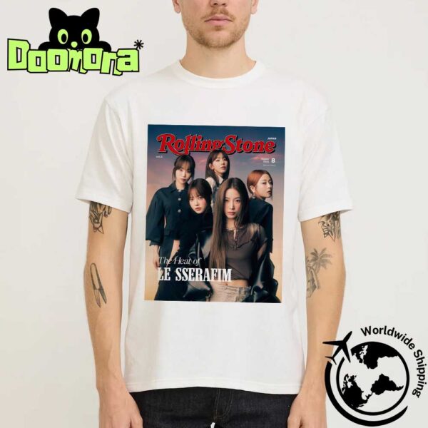 Rolling Stone Japan Vol 31 Le Sserafim Special Cover 1 Fan Gifts Classic T-Shirt