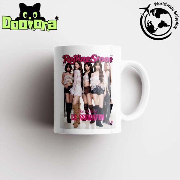 Rolling Stone Japan Vol 31 Le Sserafim Special Cover 2 Fan Gifts Ceramic Mug