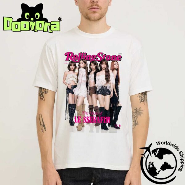 Rolling Stone Japan Vol 31 Le Sserafim Special Cover 2 Fan Gifts Classic T-Shirt