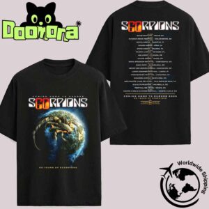 Scorpions European Tour Dates 2025 Planet Rock Artwork Fan Gifts Classic T-Shirt