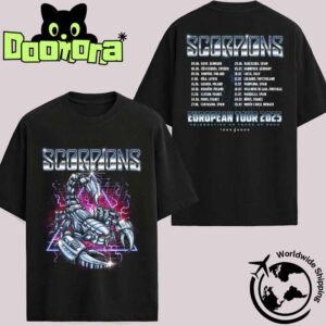 Scorpions European Tour Dates 2025 Robotic Artwork Fan Gifts Classic T-Shirt