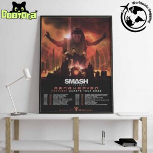 Smash Into Pieces Armaheaven Prophecy Europe Tour Dates 2025 Fan Gifts Home Decor Poster Canvas