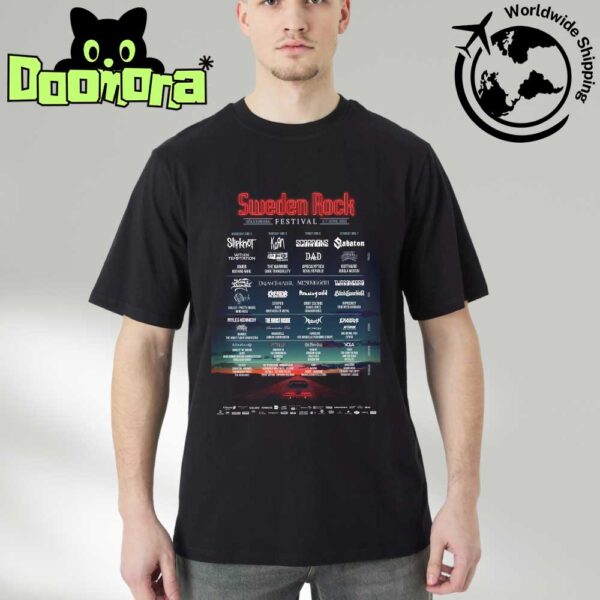Sweden Rock Festival Line Up In Sölvesborg Sweden On June 4-7 2025 Fan Gifts Classic T-Shirt