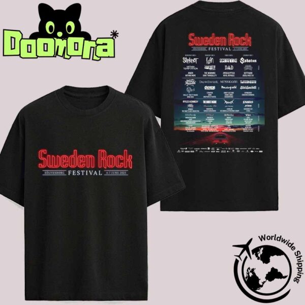 Sweden Rock Festival Line Up In Sölvesborg Sweden On June 4-7 2025 Fan Gifts Two Sides Classic T-Shirt