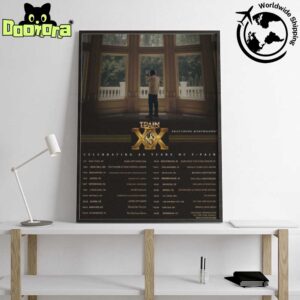 T-Pain The TP20 Tour Dates 2025 Fan Gifts Home Decor Poster Canvas