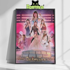 Taylor Swift Eras Tour Glendale Arizona Poster With Collage Of Concert Outfits At State Farm Stadium Home Decor Poster Canvas