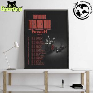 Twenty One Pilots The Clancy Tour Breach 2025 Fan Gifts Home Decor Poster Canvas