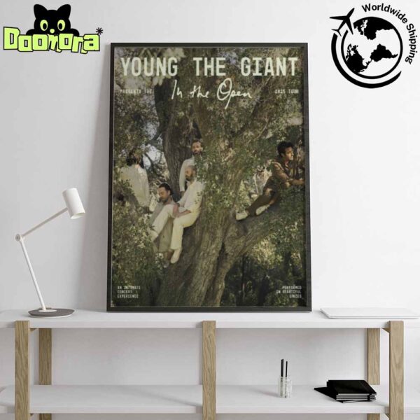 Young The Giant In The Open Tour 2025 Fan Gifts Home Decor Poster Canvas