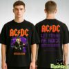 ACDC Concert Poster At Merkur Spiel Arena In Düsseldorf Germany On July 8 2025 With PWR UP TNT Flight Case Artwork T-Shirt