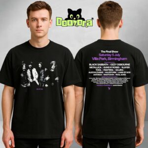 Black Sabbath Band Photo Event Tee Two Sides Unisex T-Shirt