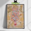 Coldplay Music Of The Spheres Tour Poster At Rogers Stadium In Toronto ON On July 7 8 11 12 2025 With Space Planet Collage Design Home Decor Poster Canvas