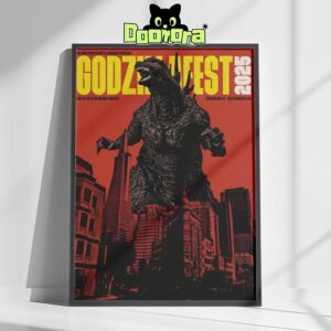 Godzillafest 2025 Poster At The Balboa Theater In San Francisco CA Home Decor Poster Canvas