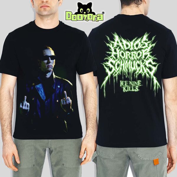 Ice Nine Kills Adios Horror Shmucks Middle Finger Design 3D shirt