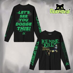 Ice Nine Kills Dodge This Long Sleeve Shirt Inspired by The Great Unknown Tour All Over Print Shirt