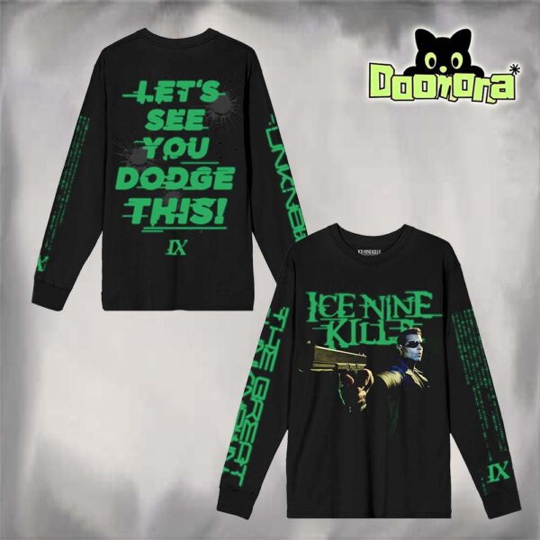 Ice Nine Kills Dodge This Long Sleeve Shirt Inspired by The Great Unknown Tour All Over Print Shirt