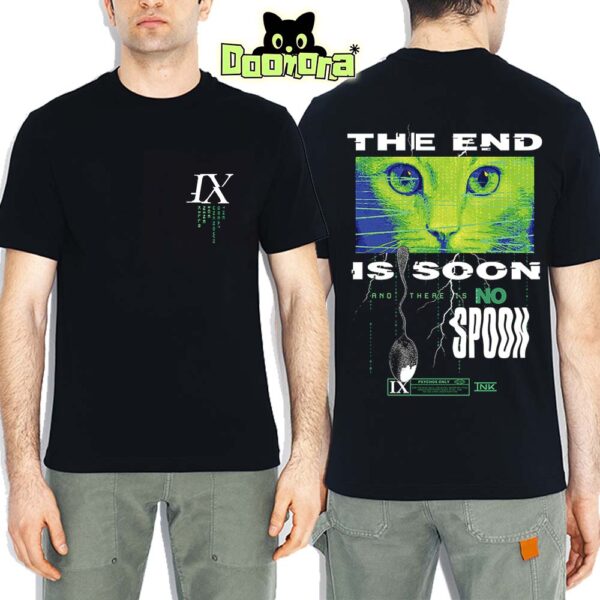 Ice Nine Kills There Is No Spoon Cat Design Tee The Great Unknown Collection Two Sides Unisex T-Shirt