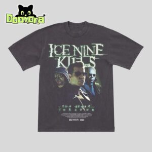 Ice Nine Kills Vintage T-Shirt The Great Unknown The Prophecy Graphic Band Tee 3D Shirt
