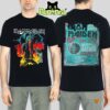 ACDC Black Tour Tee At Stadiums In Australia 2025 Featuring Are You Ready Map Artwork Two Sides Unisex T-shirt