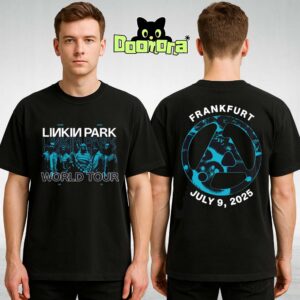 Linkin Park From Zero World Tour 2025 At Deutsche Bank Park In Frankfurt Germany Exclusive Merch Tee On July 9 2025 Two Sides Unisex T-Shirt