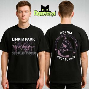 Linkin Park Gdynia Poland 2025 Exclusive Merch Tee At Open’er Festival Official From Zero World Tour July 5 2025 Two Sides Unisex T-Shirt